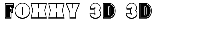 Foxxy 3D 3D