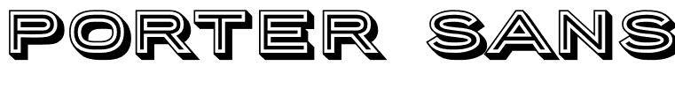 Porter Sans Block Regular