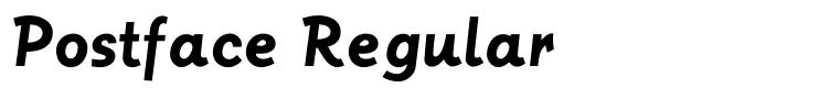 Postface Regular