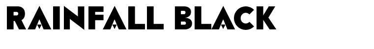 RAINFALL Black