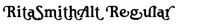 RitaSmithAlt Regular