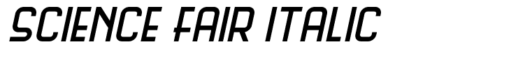 Science Fair Italic
