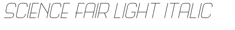 Science Fair Light Italic