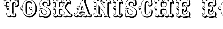 Toskanische Egyptienne Initialen Regular