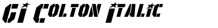 GI Colton Italic