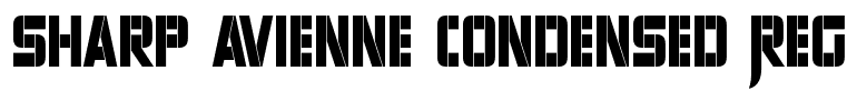 Sharp Avienne Condensed Regular