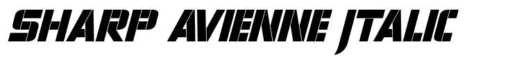 Sharp Avienne Italic