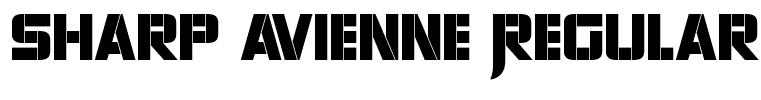 Sharp Avienne Regular
