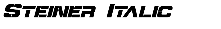 Steiner Italic