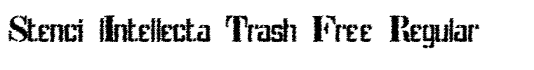 Stenci lIntellecta Trash Free Regular