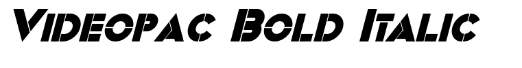 Videopac Bold Italic