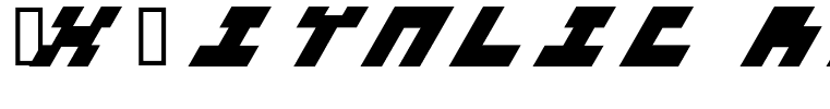 3x3 italic Regular
