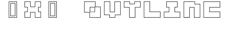 3x3 outline Regular