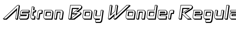 Astron Boy Wonder Regular