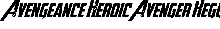 Avengeance Heroic Avenger Regular