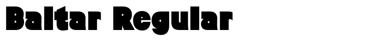 Baltar Regular