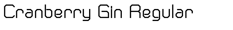Cranberry Gin Regular