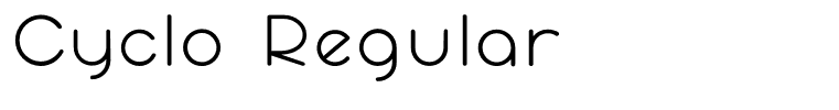 Cyclo Regular