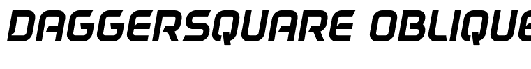 DAGGERSQUARE OBLIQUE