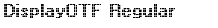 DisplayOTF Regular