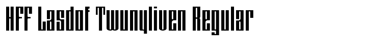 HFF Lasdof Twunyliven Regular