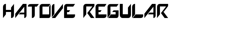 Hatove Regular