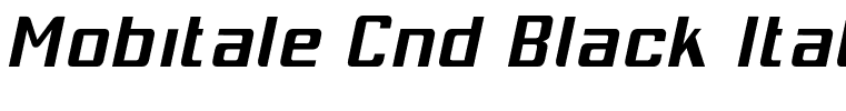 Mobitale Cnd Black Italic