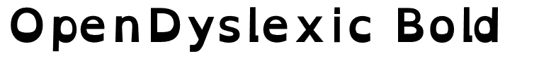 OpenDyslexic Bold