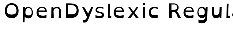OpenDyslexic Regular
