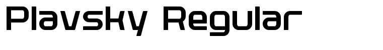 Plavsky Regular