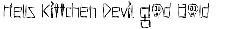 Hells Kittchen Devil God Bold