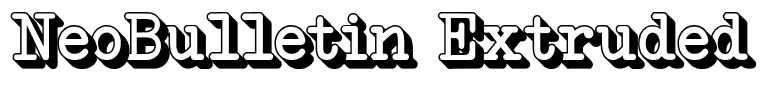 NeoBulletin Extruded Regular
