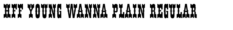 HFF Young Wanna Plain Regular