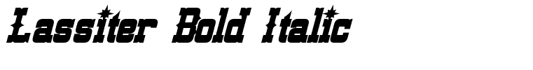 Lassiter Bold Italic