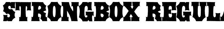 STRONGBOX Regular