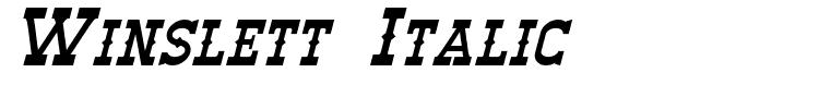 Winslett Italic