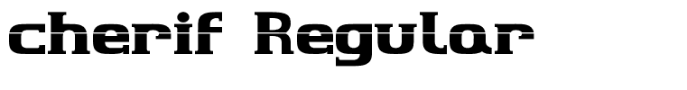 cherif Regular