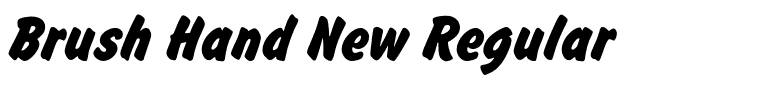 Brush Hand New Regular
