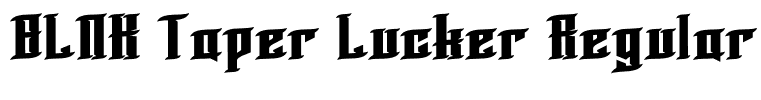 BLNK Taper Lucker Regular