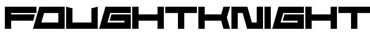 FoughtKnight Die Regular