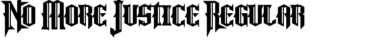 No More Justice Regular