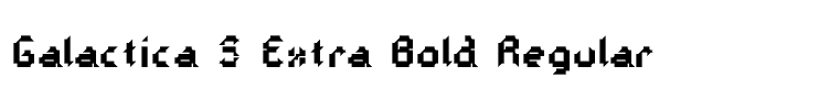 Galactica S Extra Bold Regular