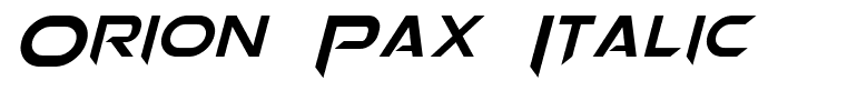 Orion Pax Italic
