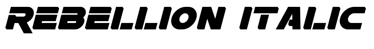 Rebellion Italic