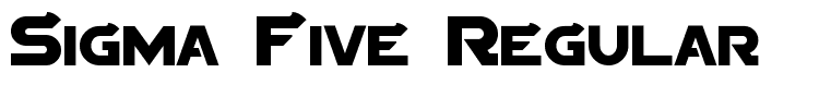 Sigma Five Regular