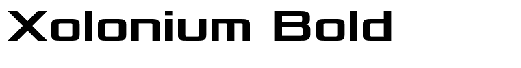 Xolonium Bold