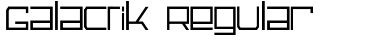 Galactik Regular