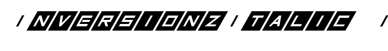 InversionzItalic Italic