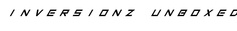 Inversionz Unboxed Italic