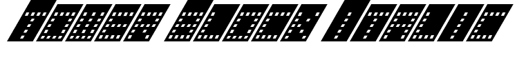 Tower Block Italic